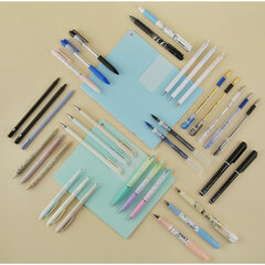 Ручка гелевая BRUNO VISCONTI &laquo;Super Slim Black&raquo;, СИНЯЯ, узел 0,28 мм, линия 0,2 мм, 20-0398