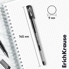 Ручки гелевые для ЕГЭ и ОГЭ ERICH KRAUSE G-Tone Stick Original, 0,5 мм, ЧЕРНЫЕ, набор 2 штуки