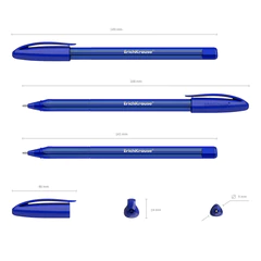 Ручка шариковая ERICH KRAUSE U-108 &laquo;Stick Original&raquo;, СИНЯЯ, узел 1 мм, линия 0,3 мм, 47595