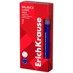 Ручка-роллер ERICH KRAUSE &laquo;Balance Stick Classic&raquo;, СИНЯЯ, линия 0,35 мм, 63147
