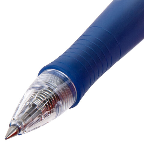 Ручка гелевая автоматическая PILOT G-6, СИНЯЯ, прорезиненный корпус, 0,5мм, линия 0,3мм, BL-G6-5 L