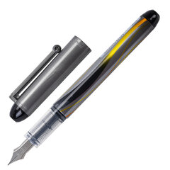 Ручка перьевая PILOT V-Pen, ЧЕРНАЯ, корпус серый, линия письма 0,58 мм, SVP-4M B