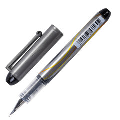Ручка перьевая PILOT V-Pen, ЧЕРНАЯ, корпус серый, линия письма 0,58 мм, SVP-4M B