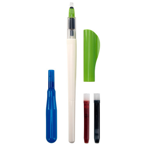 Ручка перьевая для каллиграфии PILOT Parallel Pen, перо 3,8мм, 2 картриджа, блистер, FP3-38N-SS