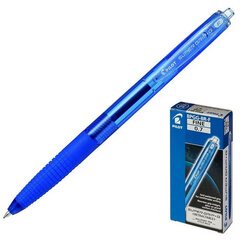 Ручка шариковая автоматическая с грипом PILOT Super Grip G, СИНЯЯ, 0,7 мм, линия 0,21 мм, BPGG-8R-F