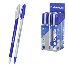Ручка шариковая ERICH KRAUSE &laquo;Neo Stick Metallic&raquo;, СИНЯЯ, корпус ассорти, узел 0,7 мм, 61009
