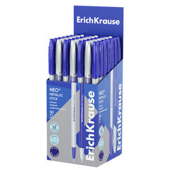 Ручка шариковая ERICH KRAUSE &laquo;Neo Stick Metallic&raquo;, СИНЯЯ, корпус ассорти, узел 0,7 мм, 61009
