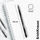 Ручка гелевая автоматическая ERICH KRAUSE "Crystal Note Matic Classic", линия 0,5 мм, черная, 63122