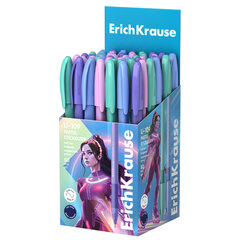 Ручка шариковая с грипом ERICH KRAUSE &laquo;U-109 Stick&Grip Pastel&raquo;, СИНЯЯ, 58111