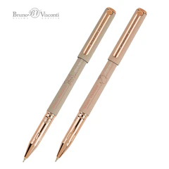 Ручка шариковая BRUNO VISCONTI &laquo;Total Beige&raquo;, СИНЯЯ, корпус ассорти, линия письма 0,4 мм, 20-0293/<wbr/>23