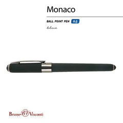 Ручка шариковая BRUNO VISCONTI &laquo;Monaco Verde&raquo;, СИНЯЯ, корпус зеленый, линия 0,4 мм, 20-0125/<wbr/>29