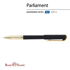 Ручка шариковая в футляре BRUNO VISCONTI &laquo;Parliament&raquo;, корпус черный, СИНЯЯ, 0,5 мм, 20-0472/<wbr/>01