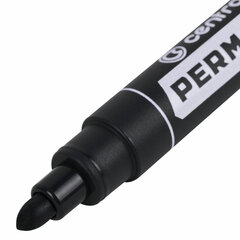 Маркер перманентный CENTROPEN 8566, ЧЕРНЫЙ, круглый наконечник, 2,5 мм