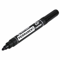 Маркер перманентный CENTROPEN 8566, ЧЕРНЫЙ, круглый наконечник, 2,5 мм