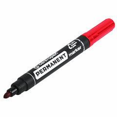 Маркер перманентный CENTROPEN 8566, КРАСНЫЙ, круглый наконечник, 2,5 мм