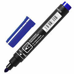 Маркер перманентный CENTROPEN 8566, СИНИЙ, круглый наконечник, 2,5 мм