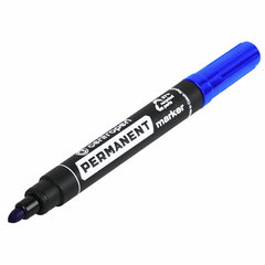 Маркер перманентный CENTROPEN 8566, СИНИЙ, круглый наконечник, 2,5 мм