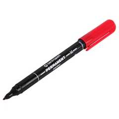 Маркер перманентный CENTROPEN 2846, КРАСНЫЙ, тонкий наконечник, 1 мм