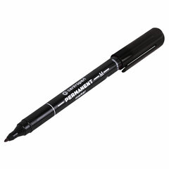 Маркер перманентный CENTROPEN 2846, ЧЕРНЫЙ, тонкий наконечник, 1 мм