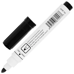 Маркер стираемый для белой доски ЧЕРНЫЙ, CENTROPEN "Dry-Wipe", 2,5 мм, 8559