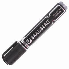 Маркер перманентный BRAUBERG &laquo;Neo&raquo;, ЧЕРНЫЙ, круглый наконечник 5 мм, с клипом, 150480