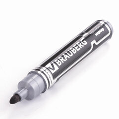 Маркер перманентный BRAUBERG &laquo;Neo&raquo;, ЧЕРНЫЙ, круглый наконечник 5 мм, с клипом, 150480