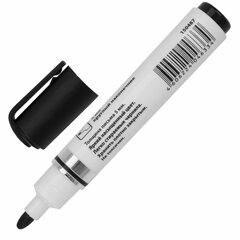 Маркер стираемый для белой доски ЧЕРНЫЙ, BRAUBERG &laquo;Neo&raquo;, ЧЕРНЫЙ, с клипом, 5 мм, 150487