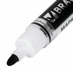 Маркер стираемый для белой доски ЧЕРНЫЙ, BRAUBERG &laquo;Neo&raquo;, ЧЕРНЫЙ, с клипом, 5 мм, 150487