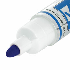 Маркер стираемый для белой доски СИНИЙ, BRAUBERG &laquo;Neo&raquo;, 5 мм, с клипом, 150488