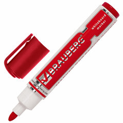 Маркеры стираемые для белой доски НАБОР 4 ЦВЕТА, BRAUBERG &laquo;Neo&raquo;, 5 мм, с клипом, 150491