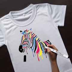 Маркеры для ткани 6 ЦВЕТОВ CENTROPEN &laquo;Textile Marker&raquo;, круглый наконечник, 1,8 мм, 2739/<wbr/>6