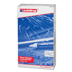 Маркер-краска лаковый EDDING &laquo;790&raquo;, 2-4 мм, БЕЛЫЙ, круглый наконечник, пластиковый корпус, E-790/<wbr/>49