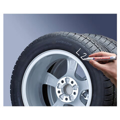 Маркер для шин и резины EDDING &laquo;8050&raquo;, 2-4 мм, БЕЛЫЙ, круглый наконечник, E-8050/<wbr/>49