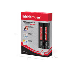 Маркер перманентный ERICH KRAUSE &laquo;P-200&raquo;, ЧЕРНЫЙ, 0,8-2 мм, 4777