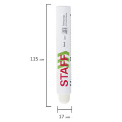 Маркер для шин и резины STAFF ПМ-100/<wbr/>Ш твердый, БЕЛЫЙ, 150818