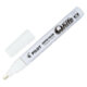 Маркер-краска лаковый (paint marker) PILOT, 2 мм, БЕЛЫЙ, круглый наконечник, алюминиевый корпус, SC-W-M