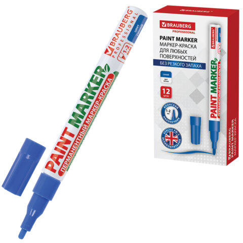 ������-������ ������� (paint marker) 2 ��, �����, ��� ������� (��� ������), ��������, BRAUBERG PROFESSIONAL, 150864 �����