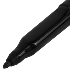 Маркер перманентный CENTROPEN 2536, ЧЕРНЫЙ, тонкий наконечник, 1 мм, трехгранная зона захвата