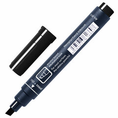 Маркер перманентный CENTROPEN 8516, ЧЕРНЫЙ, скошенный наконечник, 2-5 мм