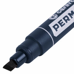 Маркер перманентный CENTROPEN 8516, ЧЕРНЫЙ, скошенный наконечник, 2-5 мм