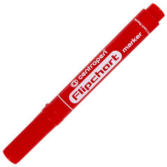 Маркеры для бумажного флипчарта CENTROPEN, НАБОР 4 ЦВЕТА, НЕПРОПИТЫВАЮЩИЕ, 2,5 мм, 8550/<wbr/>4