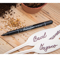 Маркер перманентный CENTROPEN 2846, ЗЕЛЕНЫЙ тонкий наконечник, 1 мм