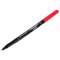 Маркер перманентный CENTROPEN 2536, КРАСНЫЙ, тонкий наконечник, 1 мм, трехгранная зона захвата