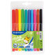 Фломастеры 10 ЦВЕТОВ CENTROPEN "Colour World", круглые, смываемые, 7550/10TP