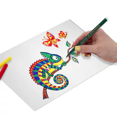 Фломастеры 12 ЦВЕТОВ CENTROPEN "Colour World", круглые, смываемые, 7550/12TP