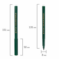Фломастеры 12 ЦВЕТОВ CENTROPEN "Colour World", круглые, смываемые, 7550/12TP