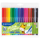 Фломастеры 18 ЦВЕТОВ CENTROPEN "Colour World", круглые, смываемые, вентилируемый колпачок, 7550/18TP