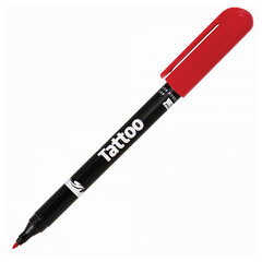 Фломастеры для кожи 4 ЦВЕТА CENTROPEN &laquo;Tattoo&raquo;, + 16 трафаретов, смываемые, 2880/<wbr/>4BL