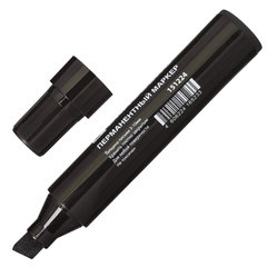 Маркер перманентный BRAUBERG &laquo;JUMBO&raquo;, ЧЕРНЫЙ, ШИРОКАЯ ЛИНИЯ ПИСЬМА, скошенный наконечник, 3-10 мм, 151224