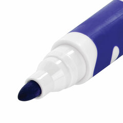 Маркер стираемый для белой доски СИНИЙ, BRAUBERG &laquo;SOFT&raquo;, 5 мм, резиновая вставка, 151249